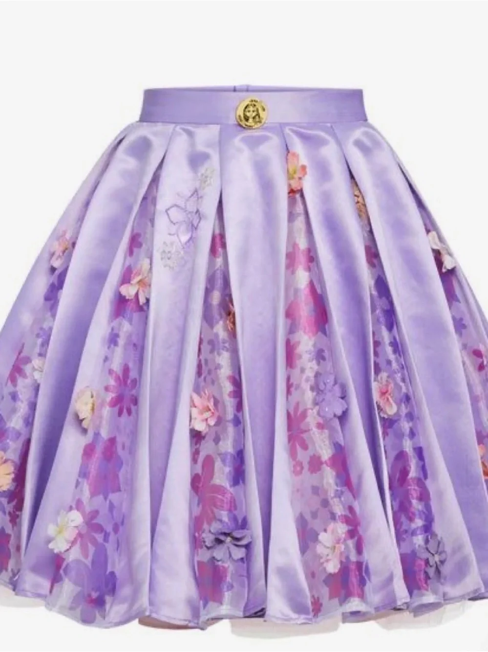 Halloween DisneyxCamp Encanto Limited Edition Satin Floral Skirt NWT
